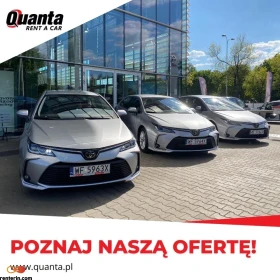 Nowa | Toyota Corolla | Quanta | Wynajem | Wypożyczalnia Samochodów