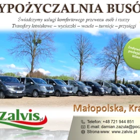 Wypożyczalnia / wynajem busów 9-cio osobowych --- NOWE BUSY --- KRAKÓW