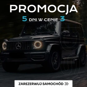 Wypożyczalnia Wynajem Mercedes G63 AMG Promocja Gelenda V8 