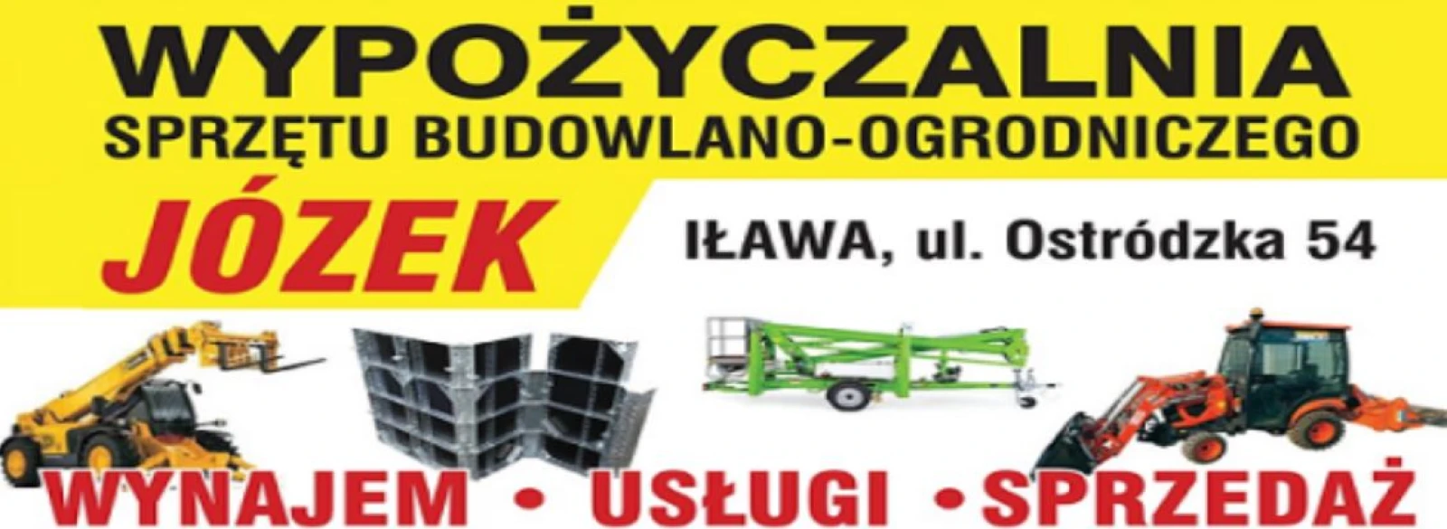 Wypożyczalnia Sprzętu Budowlano-Ogrodniczego JÓZEK