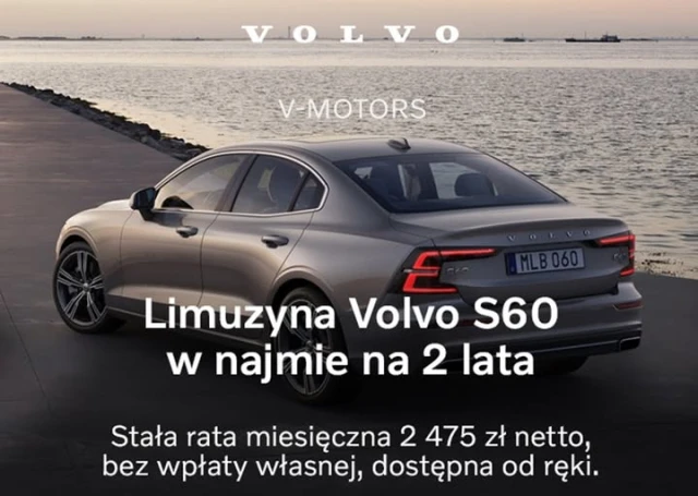 Wynajem długoterminowy Volvo S60 – komfort klasy premium bez zobowiązań we Wrocławiu!