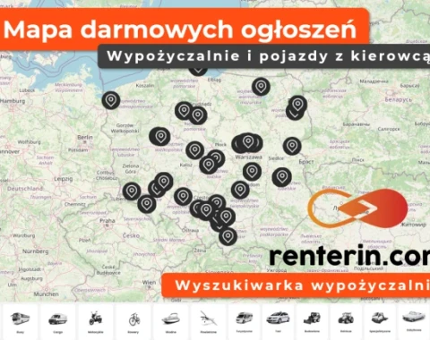 Renterin.com - Miejsce na Darmowe Ogłoszenia Wypożyczalni Pojazdów i usługi TAXI