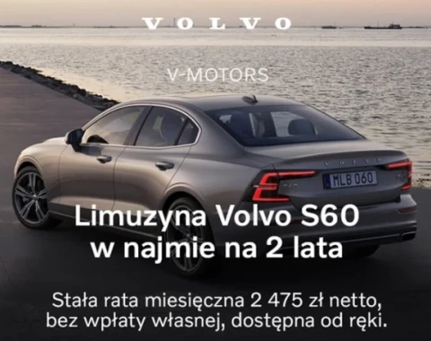 Wynajem długoterminowy Volvo S60 – komfort klasy premium bez zobowiązań we Wrocławiu!